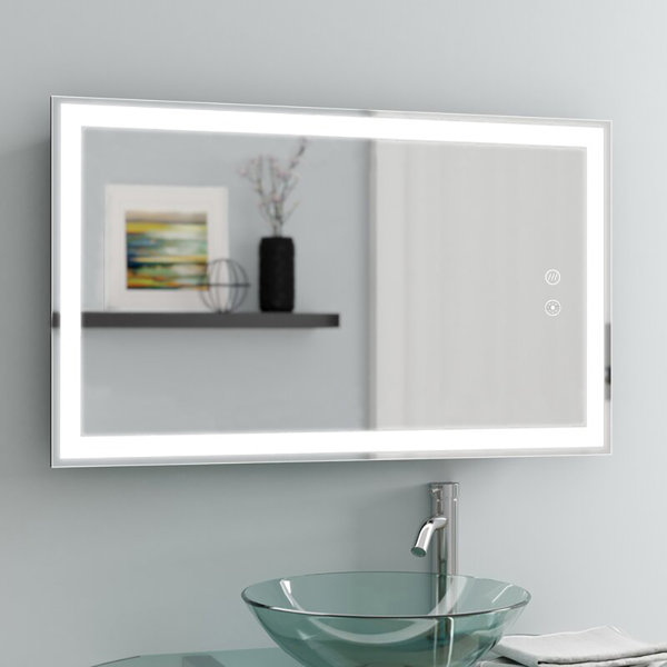 Orren Ellis Clybourn Lighted Bathroom / Vanity Mirror & Reviews Wayfair